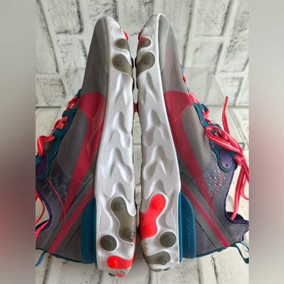 Nike React Element 87 Red Orbit CJ6897-061 Size 9 Men 10.5 Women - Picture 8 of 14